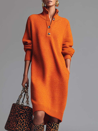 Luisa — Abito midi in maglia