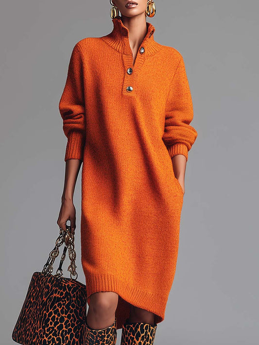 Luisa — Abito midi in maglia