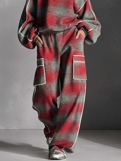 Carlotta — Completo due pezzi in cotone color block