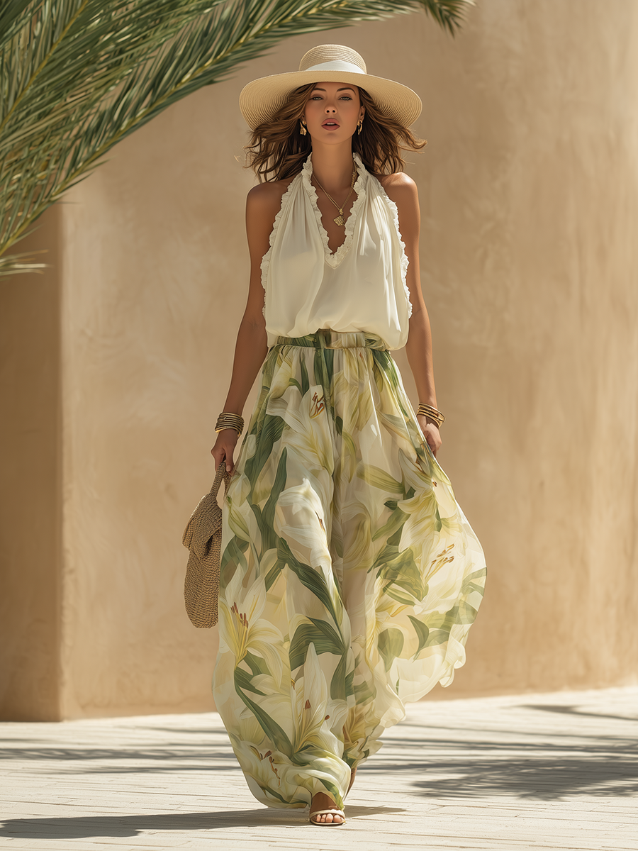 Liliana — Completo leggero a fiori