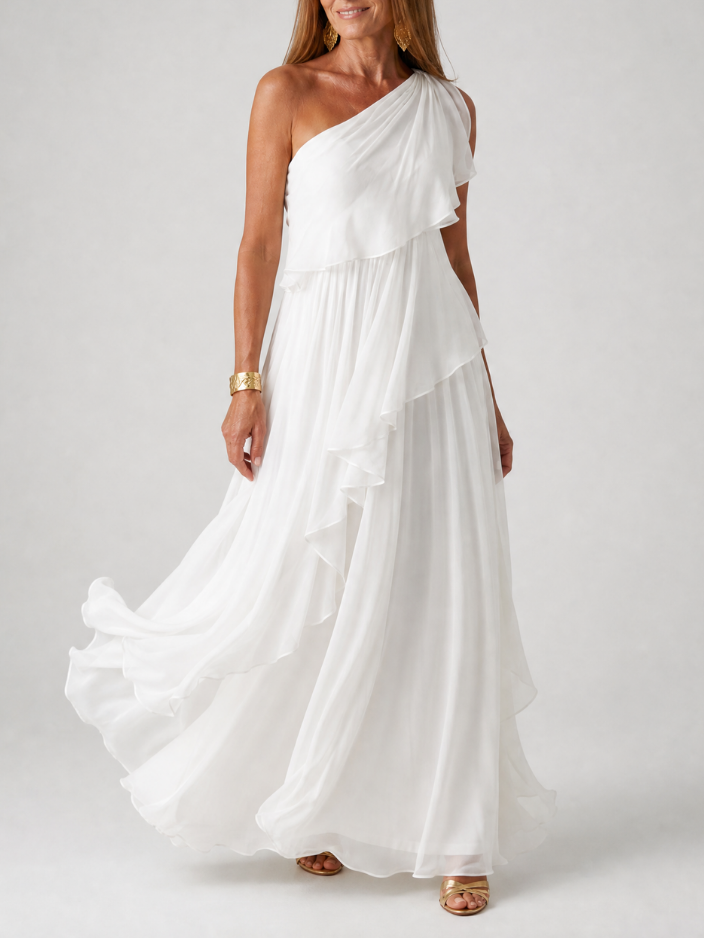 Teresa — Abito lungo elegante e fluido