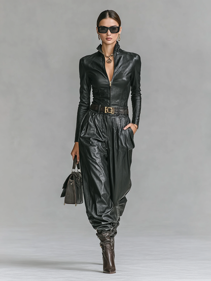 Concetta — Completo due pezzi con pantaloni nero