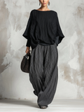 Ester — Completo plissettato con top a pipistrello