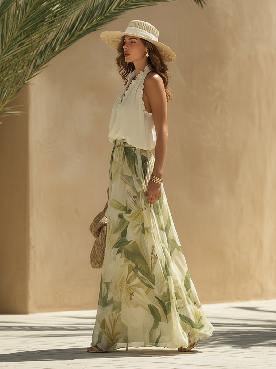 Liliana — Completo leggero a fiori