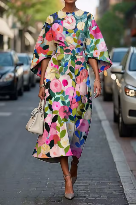 Marcellina — Abito elegante a fiori