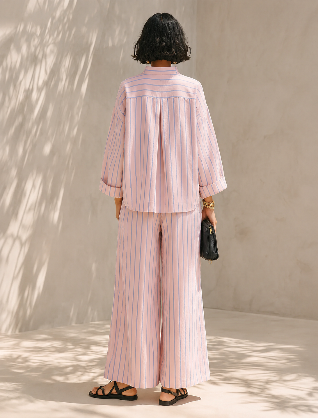 Anita — Completo due pezzi in cotone stampato
