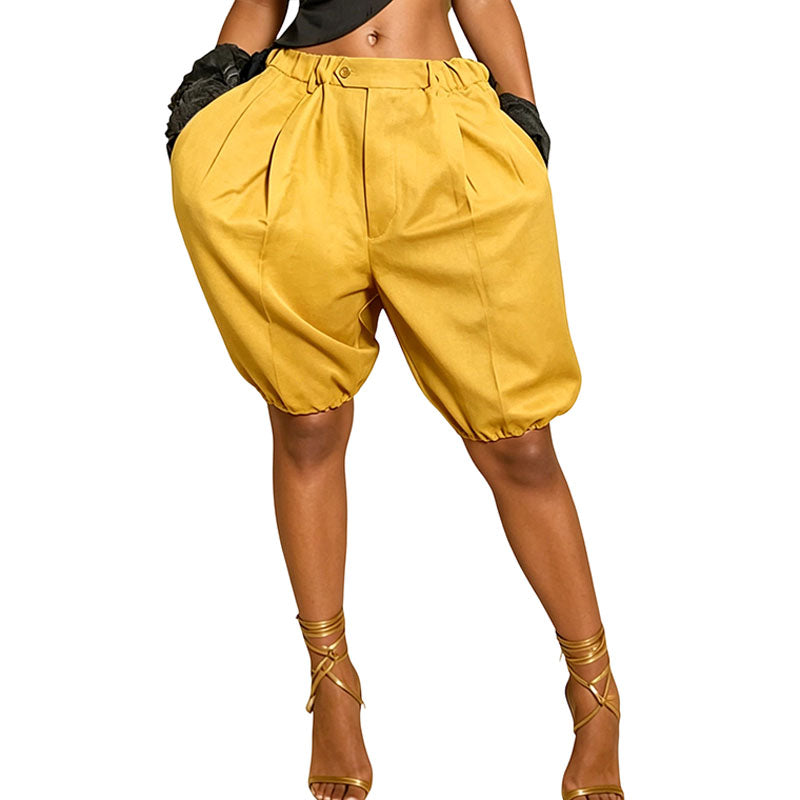 Aria — Shorts harem con vita elastica