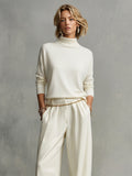Lidia — Top in maglia con collo alto