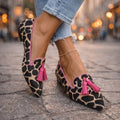 Ondina — Ballerine a punta con nappine