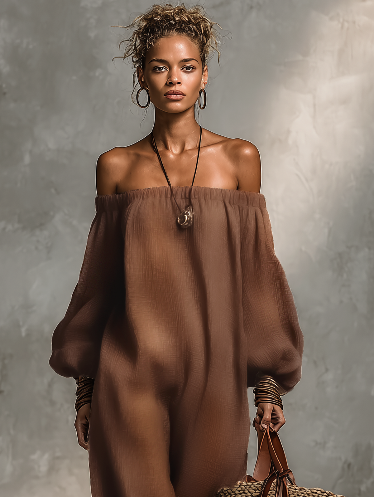 Ernesta — Tuta intera in lino a manica lunga