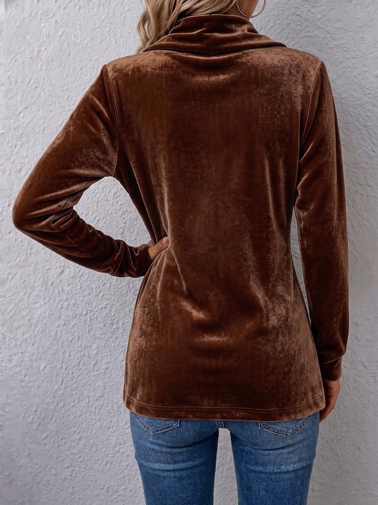 Oliviera — Giacca aperta con revers e bottoni decorativi