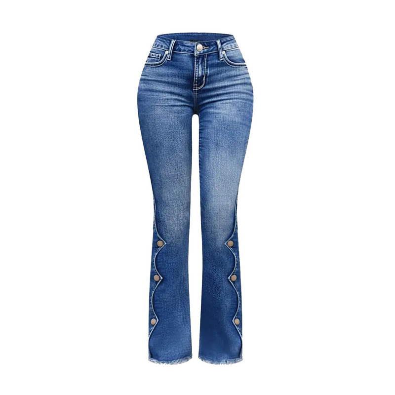 Rita — Jeans a vita alta svasati